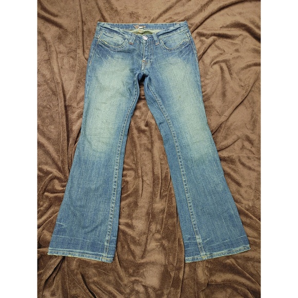 Bebe Kayla Chainmail Label Jeans size 29 - Picture 2 of 7